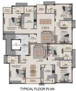 Pushkar Temple Tree Temple Tree Cluster Plan 1