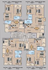Project Image of 1220.0 - 1390.0 Sq.ft 3 BHK Apartment for buy in VR Orchid Residency