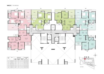 Project Image of 651.0 - 1005.0 Sq.ft 2 BHK Apartment for buy in Gini Vivante Phase 01