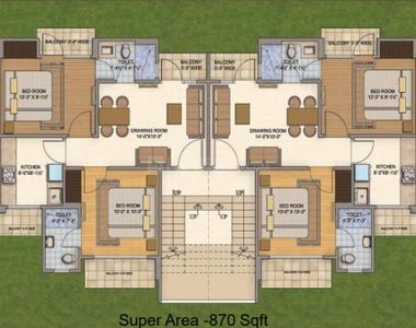 Project Image of 530.0 - 1070.0 Sq.ft 1 BHK Apartment for buy in Manav Krishna Nakshatra Home