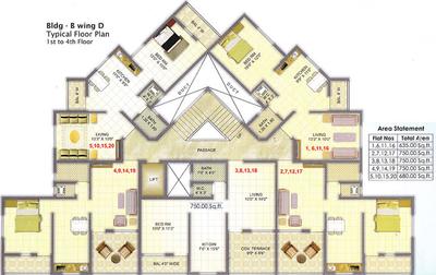 Project Image of 635.0 - 680.0 Sq.ft 1 BHK Apartment for buy in Aditya Sai Darshan