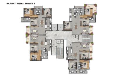 Project Image of 1235.0 - 2330.0 Sq.ft 2 BHK Apartment for buy in SNN Raj Bay Vista