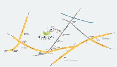 Shubham Heights Location Plan 1