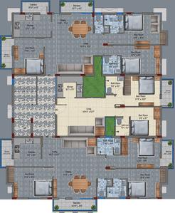 Project Image of 848.0 - 1455.0 Sq.ft 2 BHK Apartment for buy in Celebrity Orbit