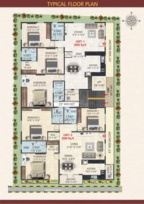 Project Image of 0.0 - 2000.0 Sq.ft 3 BHK Apartment for buy in Laavanya Serenity Residences