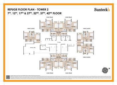 Project Image of 423.0 - 631.0 Sq.ft 1 BHK Apartment for buy in Sunteck Kalyan Harbour