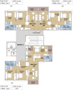 Project Image of 345.0 - 1416.0 Sq.ft 1 BHK Apartment for buy in Sipani Bliss II Tower A To Tower E