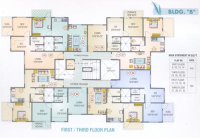 Project Image of 545.0 - 1085.0 Sq.ft 1 BHK Apartment for buy in Media Shrushti Phase I