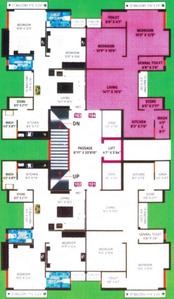 Shree Rajlaxmi Palace Rajkot Cluster Plan 1