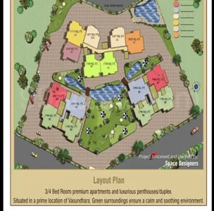 Project Image of 1410.0 - 2025.0 Sq.ft 2.5 BHK Apartment for buy in Ajnara Pride