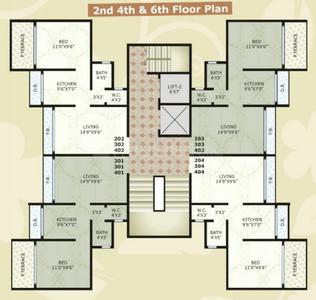 Project Image of 0.0 - 339.0 Sq.ft 1 BHK Apartment for buy in Shree Durga Nagar Complex
