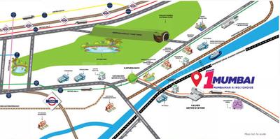 Project Image of 451.55 - 534.97 Sq.ft 2 BHK Apartment for buy in Dosti Greater Thane Sector 3A Cluster 1B Phase 2