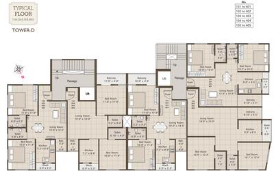Shree Siddhi Maple Avenue Cluster Plan 1