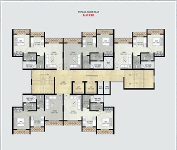 Project Image of 311.4 - 402.46 Sq.ft 1 BHK Apartment for buy in Laxmi Aangan Kaveri