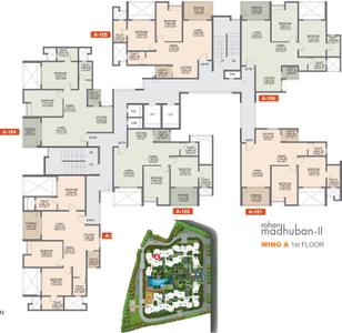 Project Image of 774.0 - 960.0 Sq.ft 2 BHK Apartment for buy in Rohan Madhuban II Wings A B C