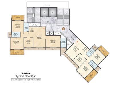 Project Image of 755.0 - 1061.0 Sq.ft 2 BHK Apartment for buy in Omkar Planet