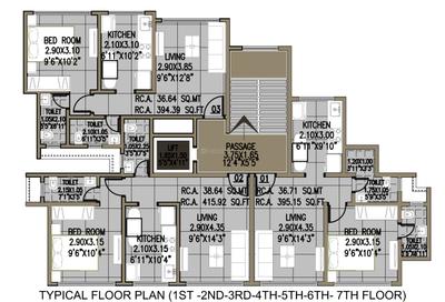 Project Image of 394.39 - 623.45 Sq.ft 1 BHK Apartment for buy in Anant And Radhika Heights