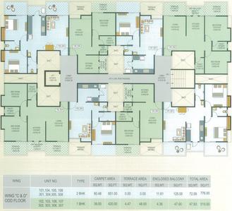 Project Image of 400.0 - 668.0 Sq.ft 1 BHK Apartment for buy in Yogin Belva Project A