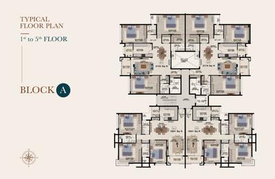 Project Image of 1841.0 - 2174.0 Sq.ft 3 BHK Apartment for buy in Bhaggyam Vriddhi