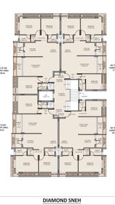 Project Image of 831.19 - 924.08 Sq.ft 3 BHK Apartment for buy in Aastha Diamond Sneh Sagar