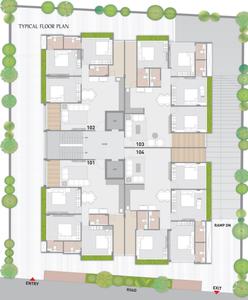 Project Image of 896.1 - 1199.21 Sq.ft 3 BHK Apartment for buy in Vrajansh Infinity