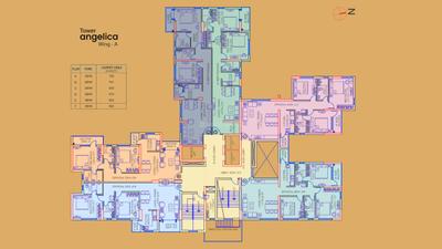 Project Image of 791.0 - 962.0 Sq.ft 2 BHK Apartment for buy in Ruchi Angelica Tower