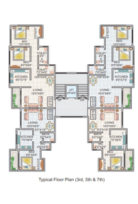 Project Image of 660.04 - 1199.96 Sq.ft 1 BHK Apartment for buy in Kaul Heritage City