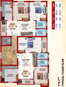 Project Image of 0.0 - 965.0 Sq.ft 2 BHK Apartment for buy in BC Meridian