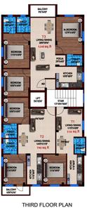 Project Image of 1240.0 - 1300.0 Sq.ft 3 BHK Apartment for buy in RR Sri Balaji Nagar