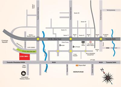 Project Image of 500.0 - 1260.0 Sq.ft 1 BHK Apartment for buy in Escon Tower 1