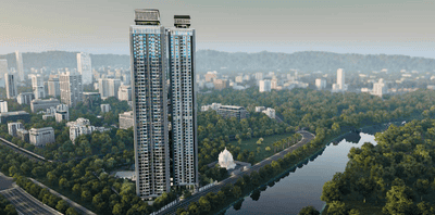 Project Image of 1084.0 - 2244.0 Sq.ft 3 BHK Apartment for buy in Rustomjee Verdant Vistas