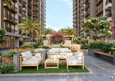 Project Image of 648.42 - 895.77 Sq.ft 2 BHK Apartment for buy in Ang Kiran Concord Towers