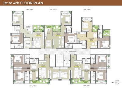 Project Image of 710.0 - 1115.0 Sq.ft 2 BHK Apartment for buy in Pacific Prabhu Swaraj