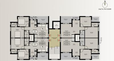 Project Image of 0.0 - 513.87 Sq.ft 2 BHK Apartment for buy in Sanskruti Aangan