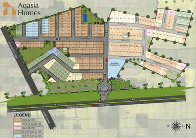 Aqasia Enclave Plots Site Plan 2