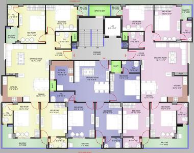 Project Image of 1500.0 - 1970.0 Sq.ft 3 BHK Builder Floor for buy in Investwell SR Tower