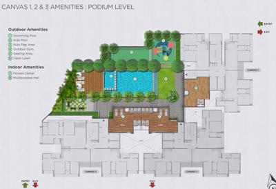 Project Image of 605.25 - 850.03 Sq.ft 2 BHK Apartment for buy in Shapoorji Pallonji The Canvas Residences
