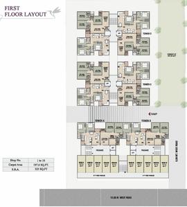 Project Image of 577.0 - 832.0 Sq.ft 2 BHK Apartment for buy in Courtyard The Residence III