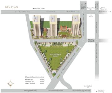 Project Image of 982.0 - 1084.0 Sq.ft 3 BHK Apartment for buy in Ladani Greenfield Gardens