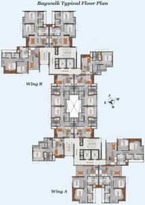 Project Image of 409.0 - 582.0 Sq.ft 1 BHK Apartment for buy in Axis La Promenade Baywalk
