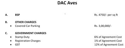 Project Image of 730.0 - 925.0 Sq.ft 2 BHK Apartment for buy in DAC Aves