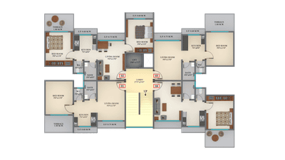 Project Image of 408.0 - 558.0 Sq.ft 1 BHK Apartment for buy in Shankheshwar Crystal Phase 2
