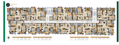 Project Image of 950.0 - 1674.0 Sq.ft 2 BHK Apartment for buy in MG Aranyaa