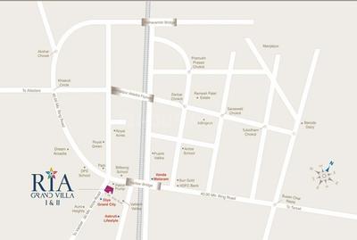 Project Image of 1136.0 - 2677.0 Sq.ft 3 BHK Apartment for buy in Diya Ria Grand Villa I & II