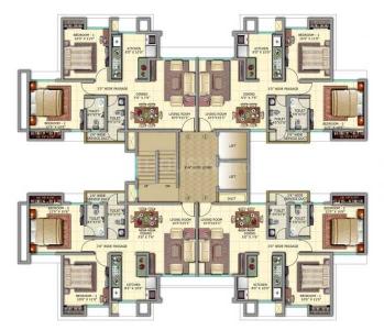 Project Image of 472.32 - 559.4 Sq.ft 1.5 BHK Apartment for buy in Vardhman Garden Phase 2