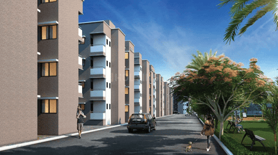 Project Image of 0.0 - 322.38 Sq.ft 1 BHK Apartment for buy in Bhagya Garden City Phase II