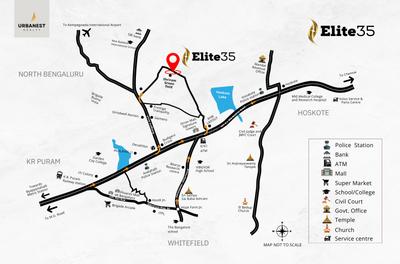 Project Image of 1303.0 - 1664.0 Sq.ft 3 BHK Apartment for buy in Urbanest Elite 35