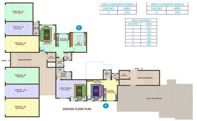 Project Image of 405.8 - 557.36 Sq.ft 1 BHK Apartment for buy in Amar Orchid