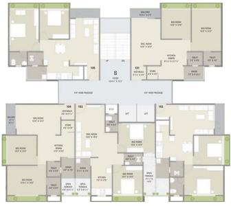 Project Image of 1089.0 - 1114.0 Sq.ft 3 BHK Apartment for buy in Shraddha Harmony