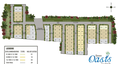 Project Image of 1944.0 - 2655.0 Sq.ft 3 BHK Villa for buy in Geown Oasis Phase 2